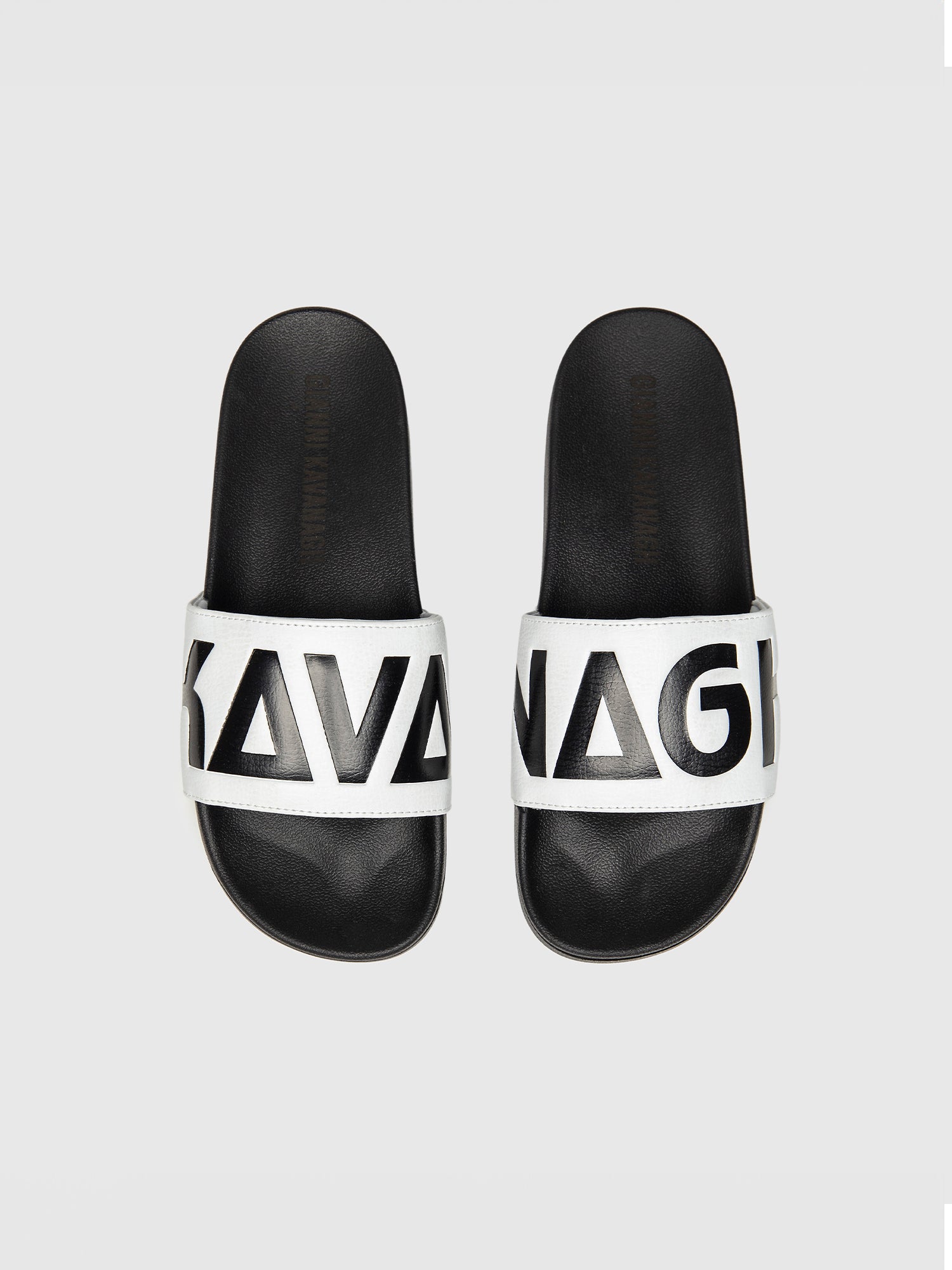 White Futura Sliders