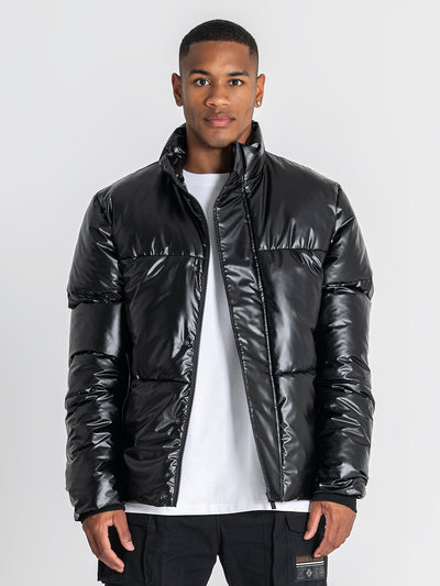puffers / Black Statement Puffer Jacket