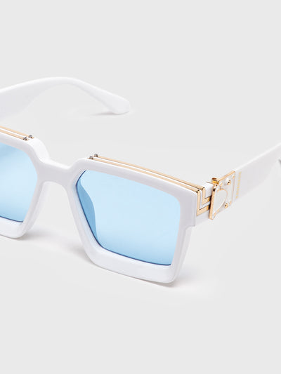 sunglasses / White Square Sunglasses