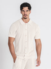 shirts / White Breathe Knit Shirt