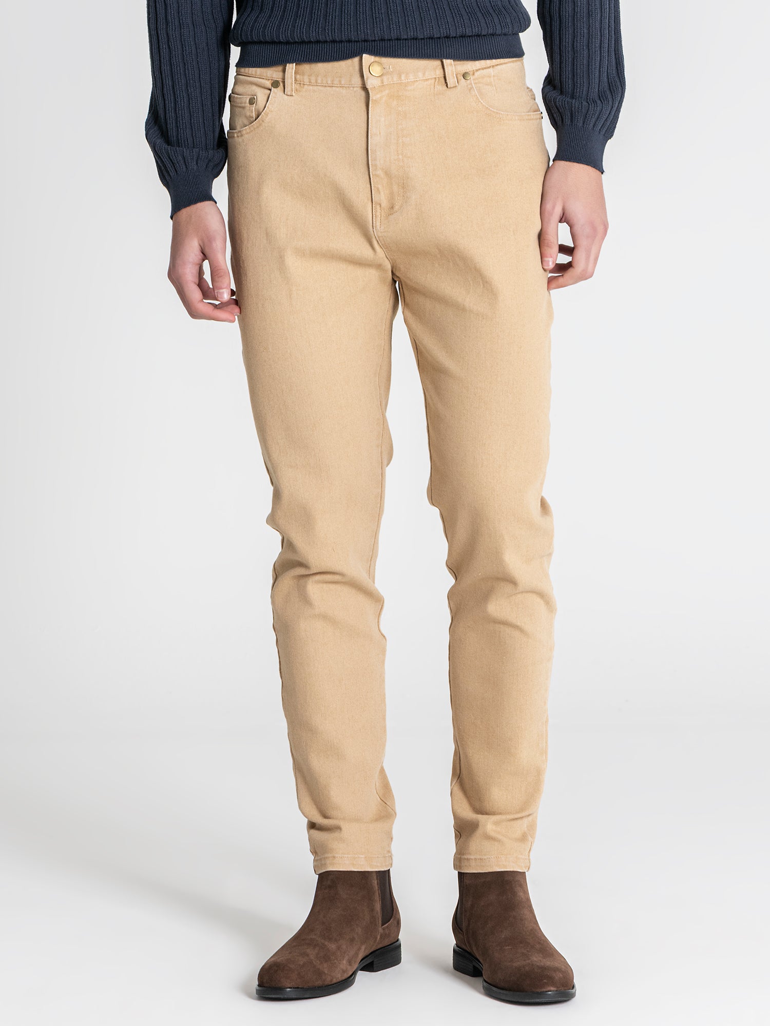 Beige Essential Jeans