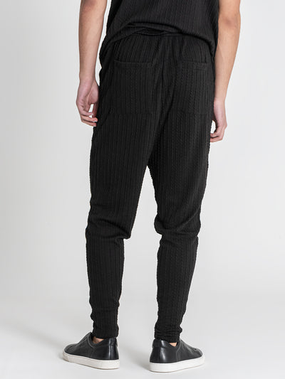 joggers / Black Tactile Joggers