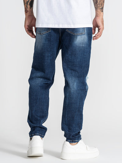 jeans / Dark Blue Rock Carrot Jeans