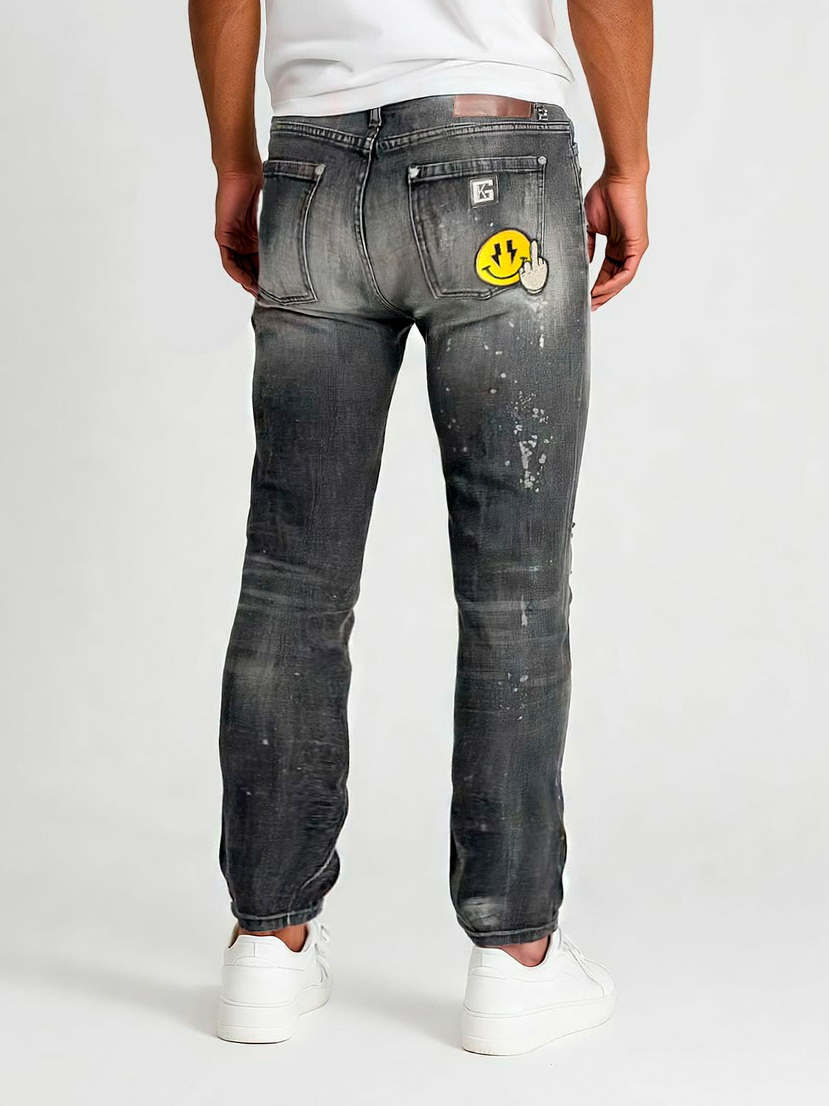 jeans / Black Smile Slim Fit Jeans
