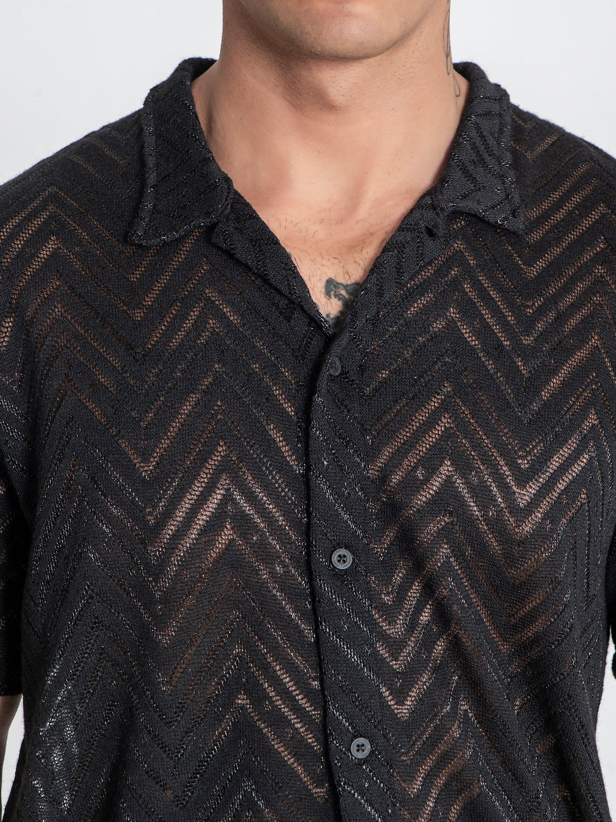 shirts / Black Illusion Shirt