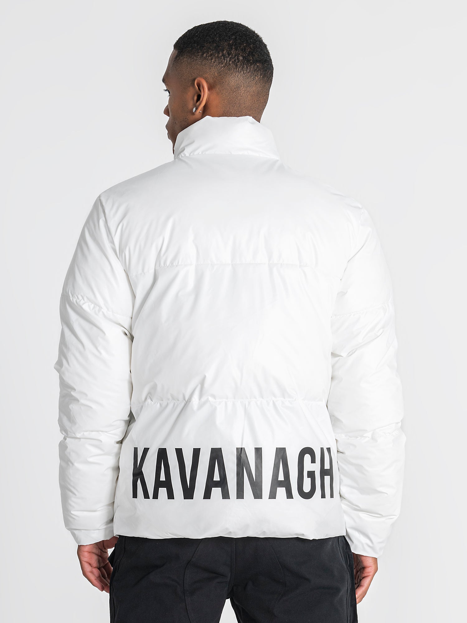 White Statement Puffer Jacket