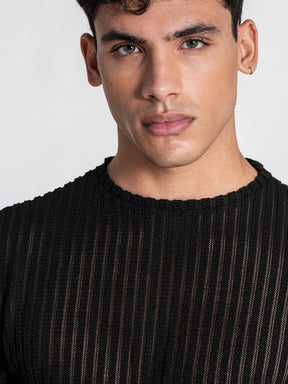 t-shirts / Black Texture GG Tee