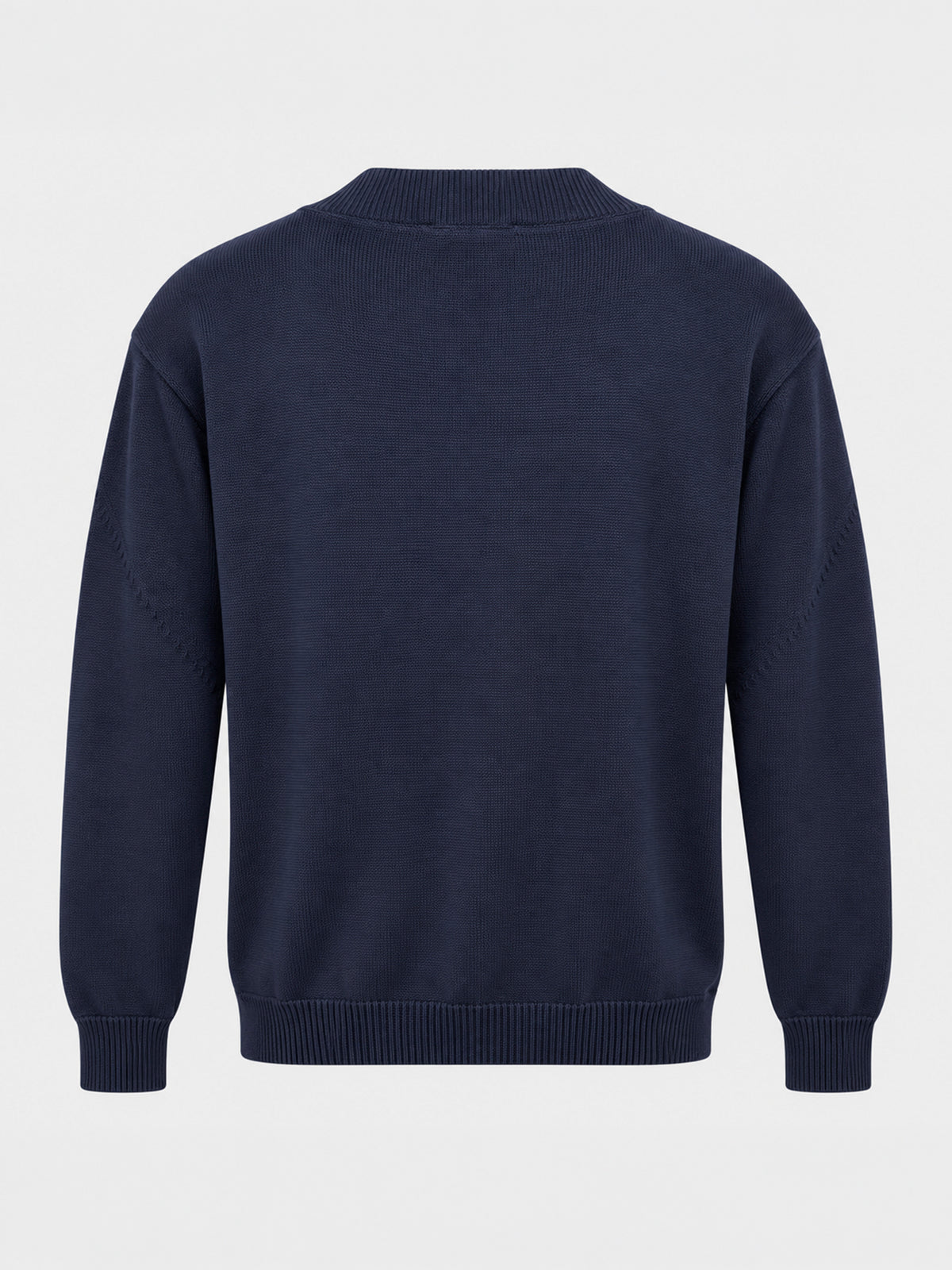 Blue Essential Knit Cardigan