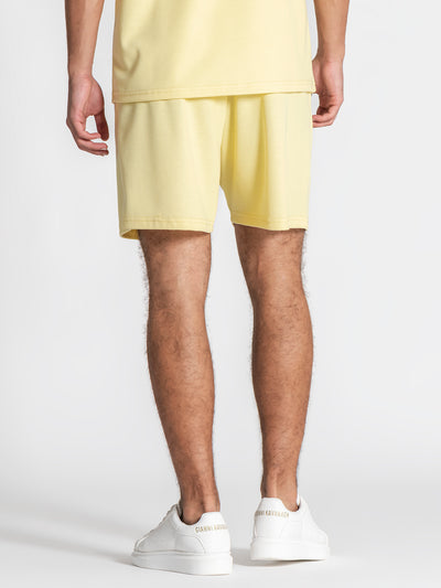 shorts / Yellow Grid Shorts