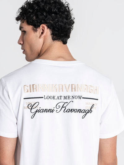 t-shirts / White Look at me Tee