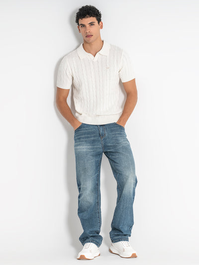 polos / White Towel Knit Polo