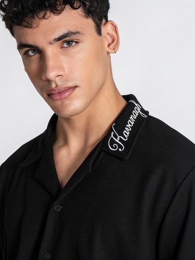 shirts / White Ripped Knit Polo