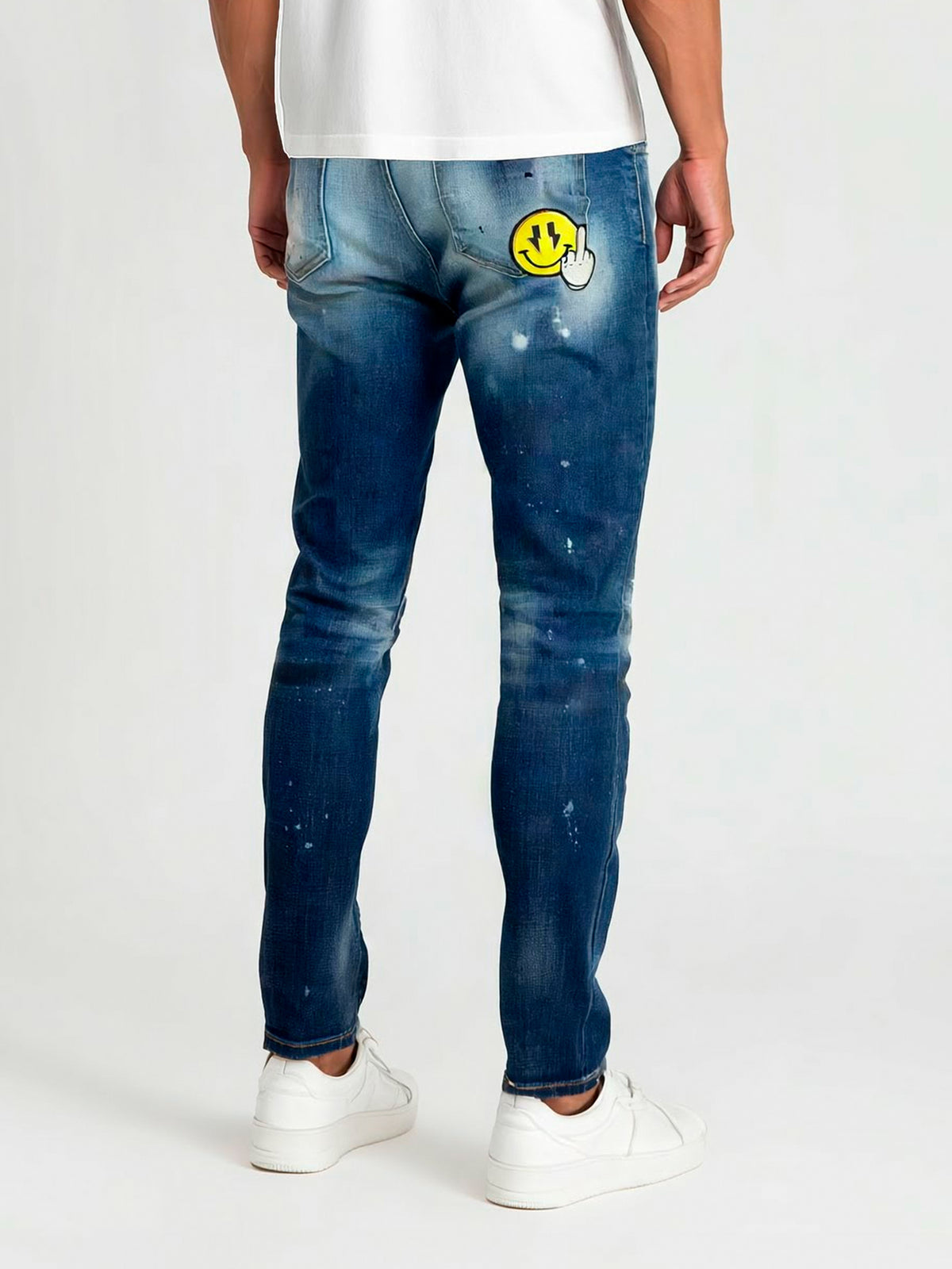jeans / Dark Blue Smile Slim Fit Jeans
