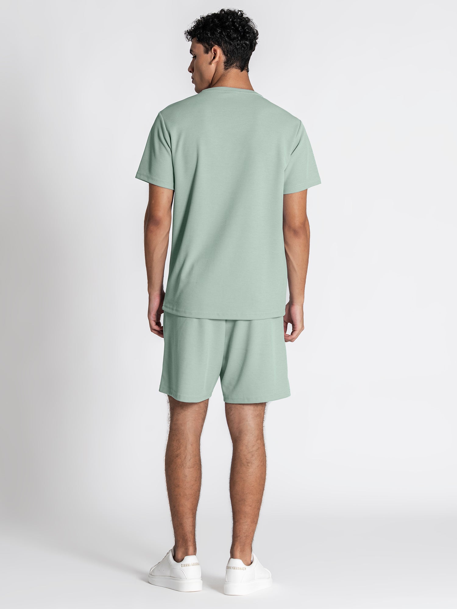 t-shirts / Blue Grid Set