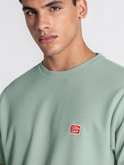 t-shirts / Pink Retro Vibes Knit Polo