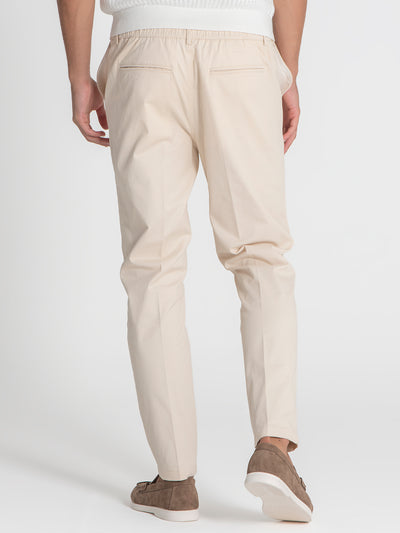 pants / Camel Elastic Chino Chino Pants