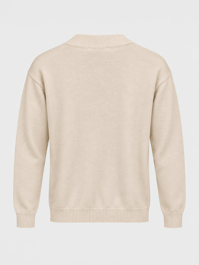 jackets / Beige Essential Knit Cardigan