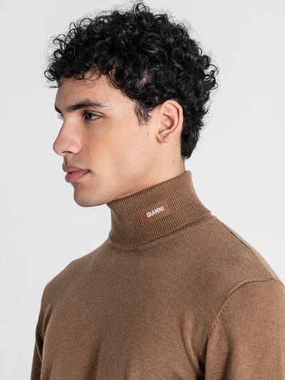 sweats / Taupe GK Smart Knit Turtleneck
