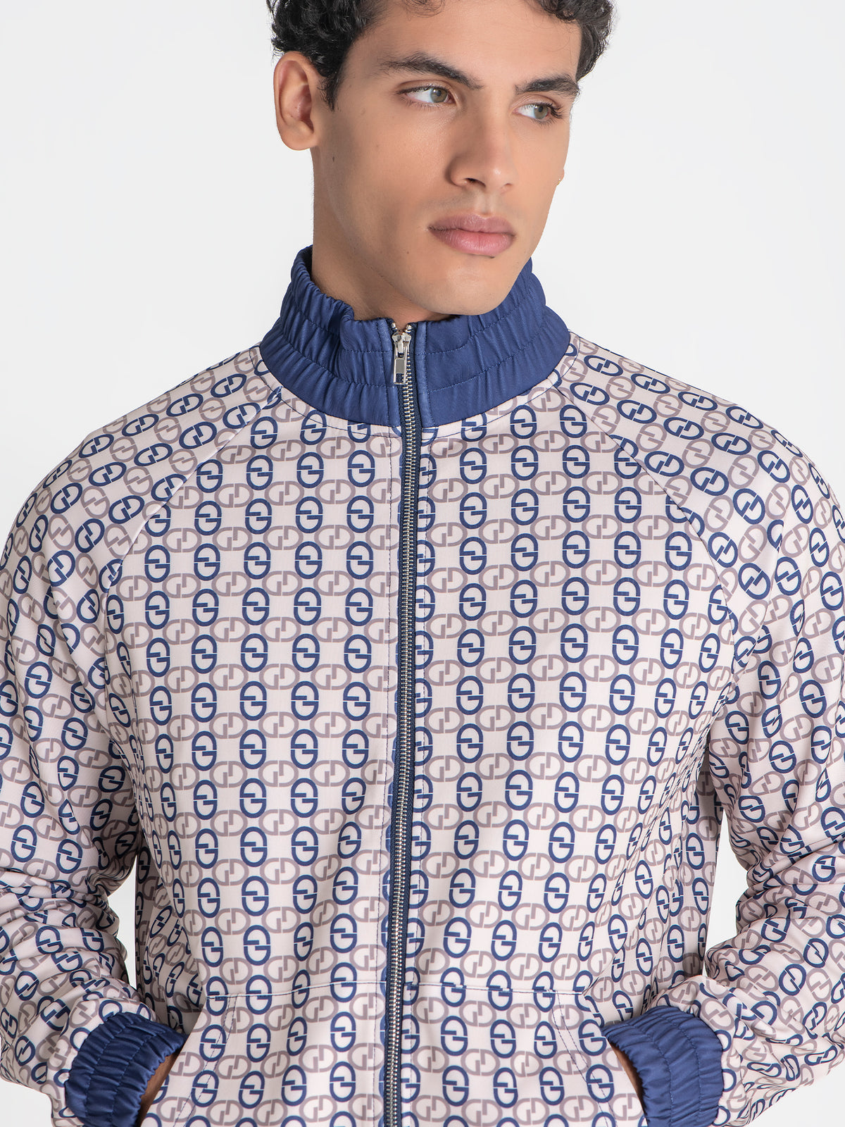 zip jackets / Blue GG Mania Zip Jacket