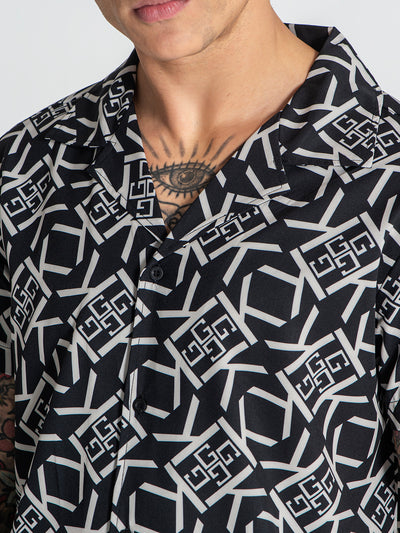 shirts / Black Gatsby Gold Shirt