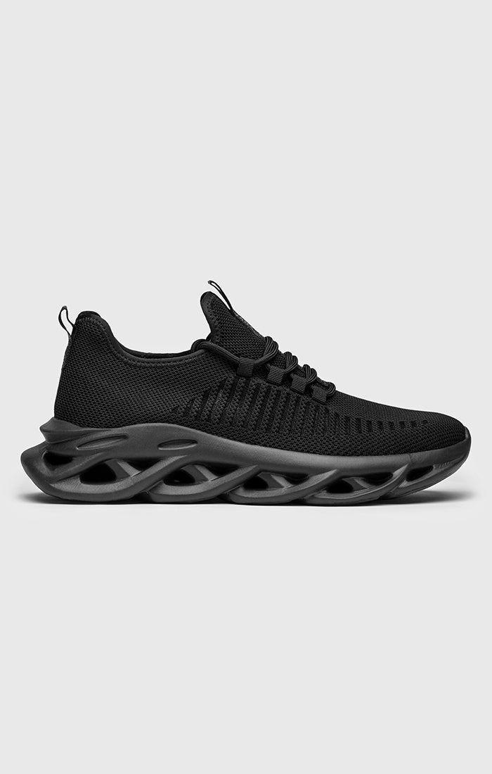 Black Structure Sneakers
