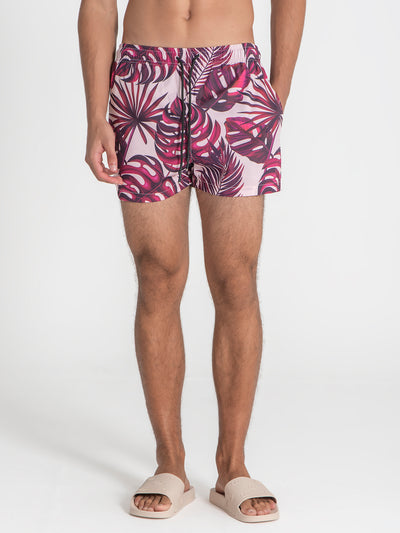 swimshorts / Pink Tropic Swimshorts