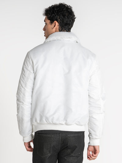bombers / White Gianni Bomber Jacket