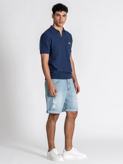 polos / Navy Blue GK Knit Polo