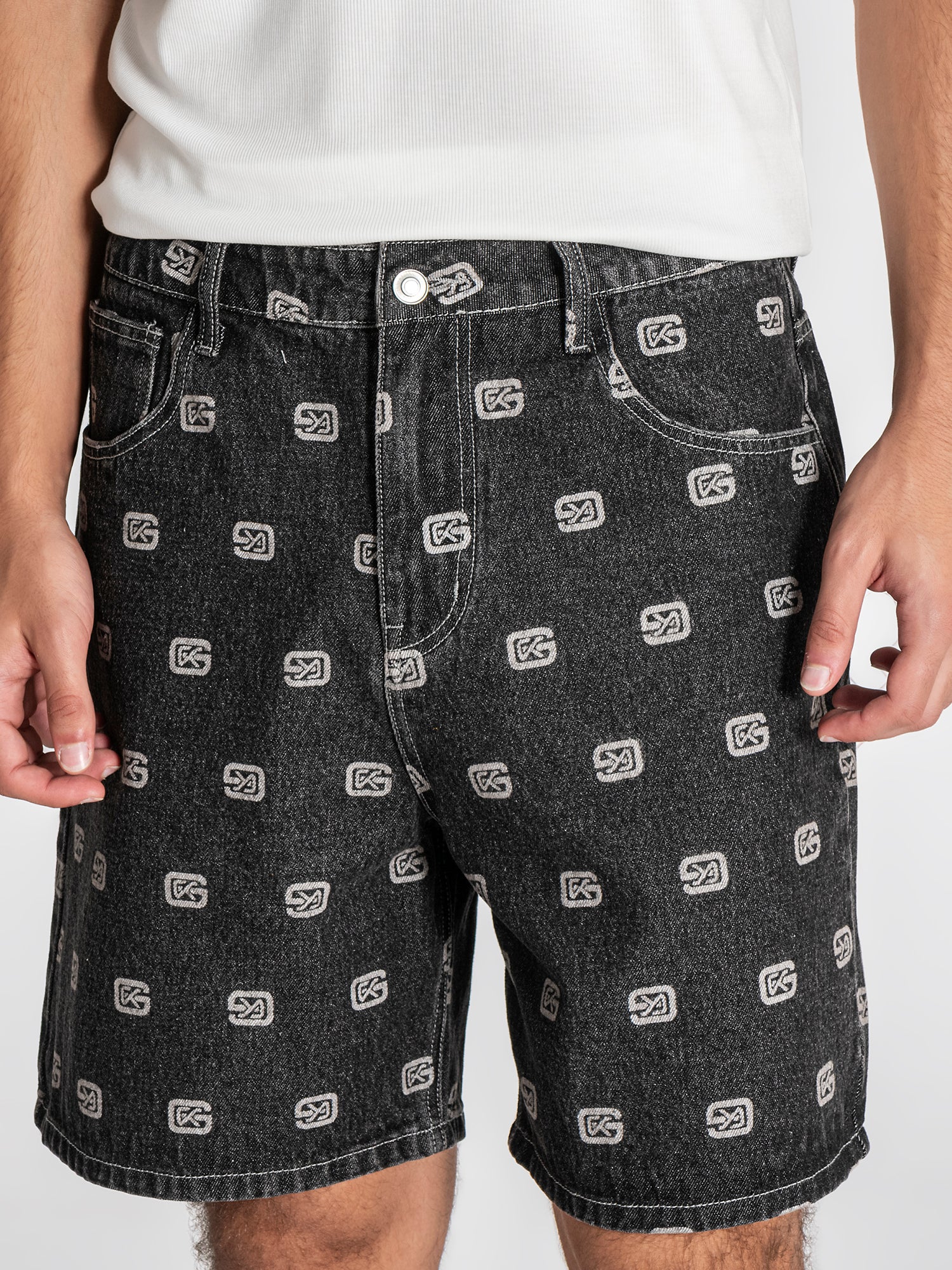 shorts / Grey GK Denim Shorts