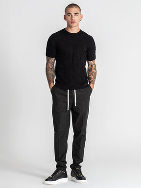 t-shirts / Black Majestic Knit Tee