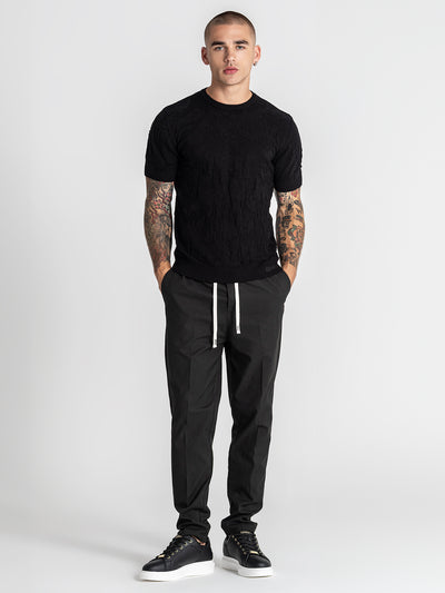 t-shirts / Black Majestic Knit Tee