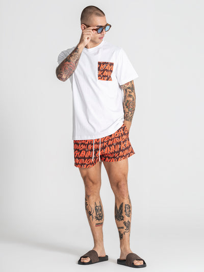 t-shirts / White Rebel Pocket Tee