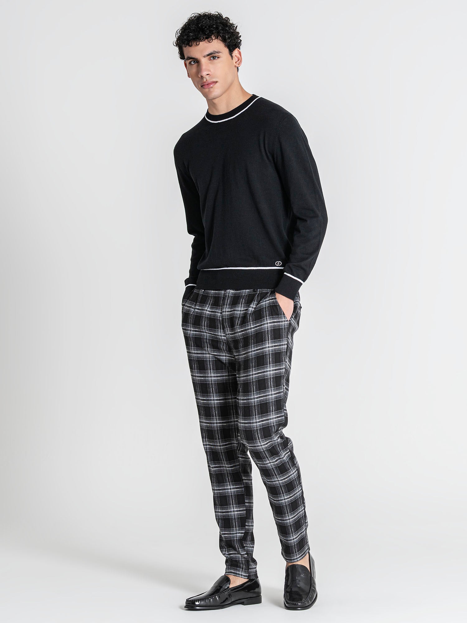 sweats / Black Soft Knit Longsleeve Tee