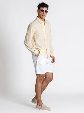shirts / Beige GG Linen Shirt