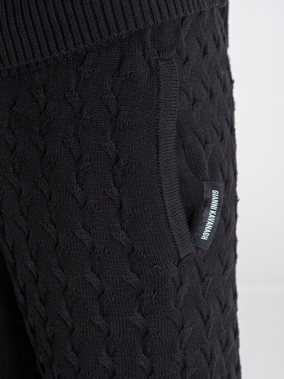 joggers / Black Snug Knit Joggers