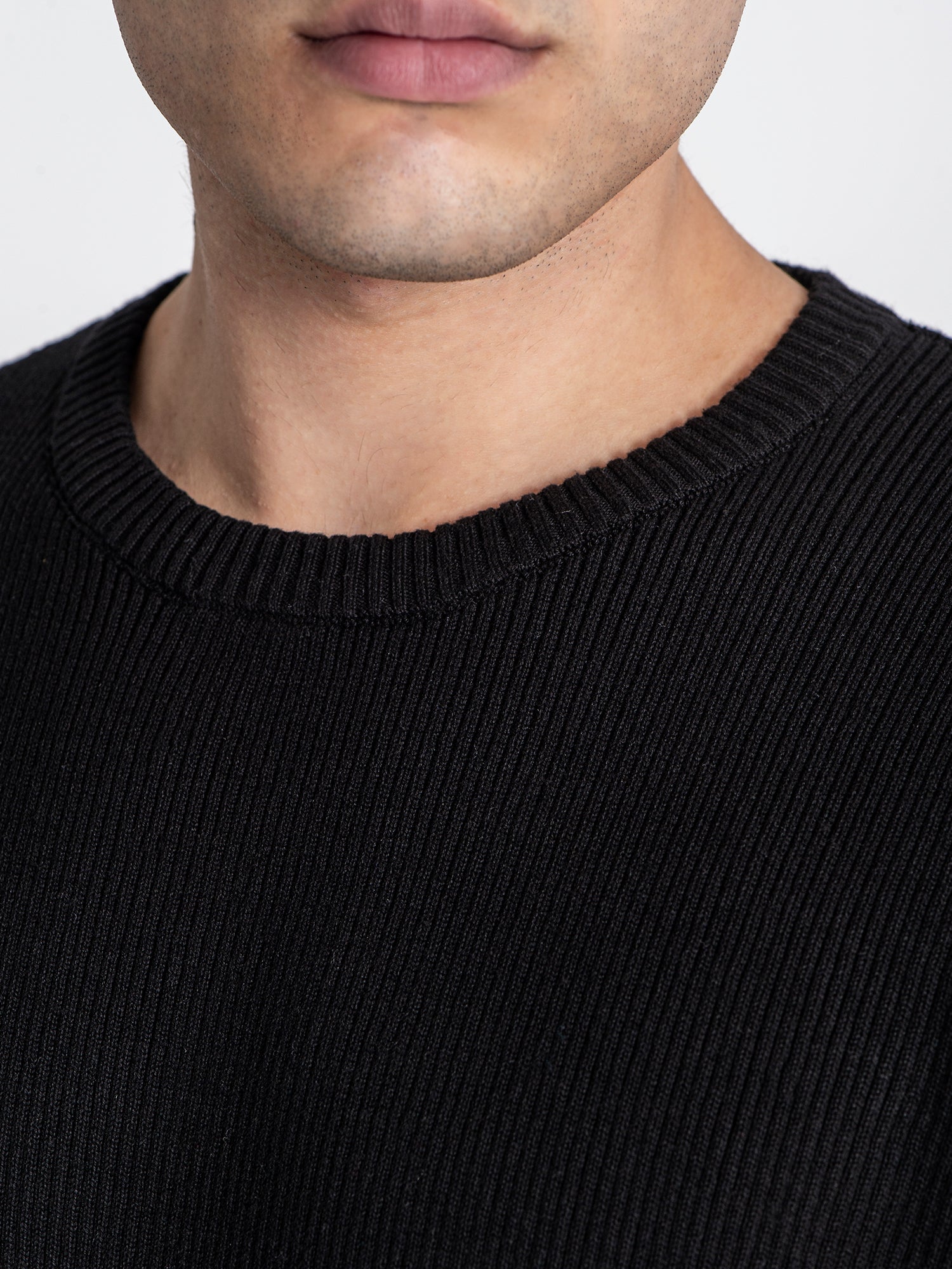 t-shirts / Black Identity Knit Tee