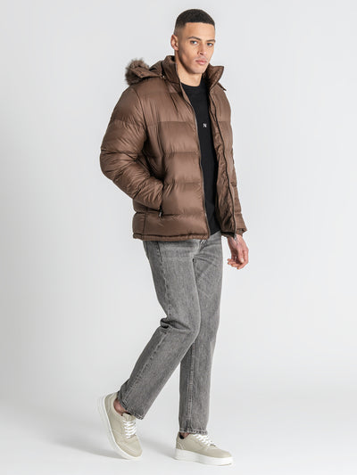 puffers / Brown GK Puffer Jacket