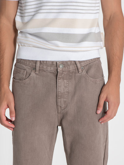 jeans / Taupe Wash Jeans