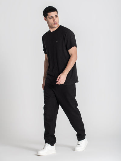 t-shirts / Black Striped Tee