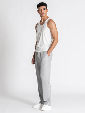 tank tops / White Essence Ribbed Tanktop