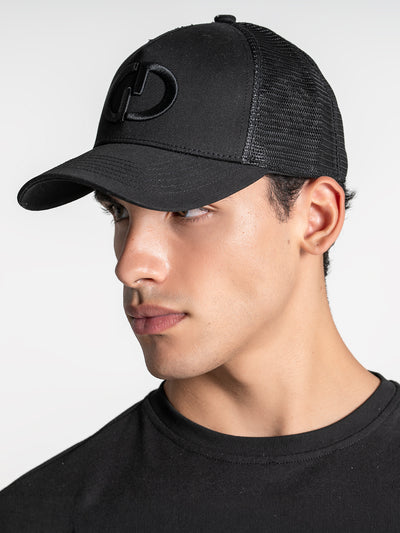 caps / Black Maxi GG Mesh Cap