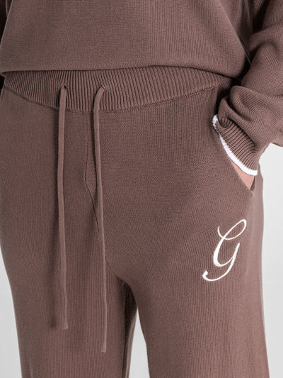 joggers / Brown G Knit Pants