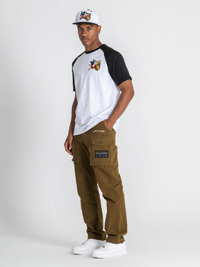 t-shirts / White Trumpet Raglan Tee