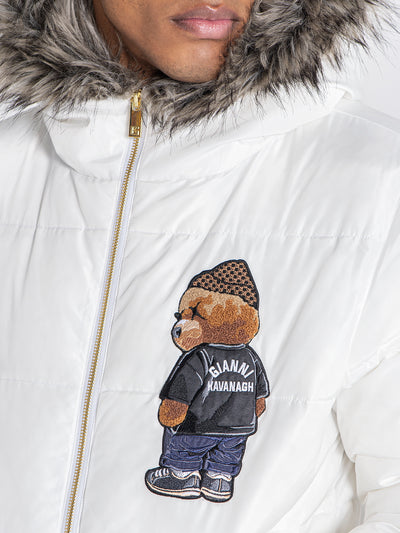 puffers / White Bear Puffer Jacket