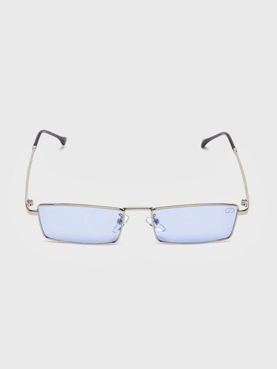 sunglasses / Blue Rectangle Sunglasses
