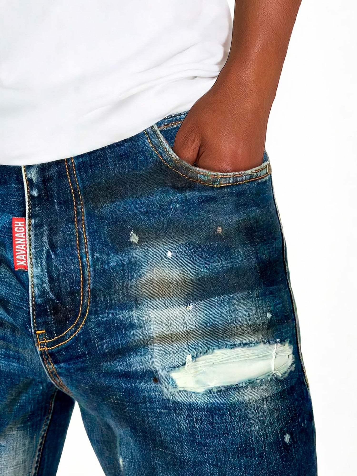 jeans / Dark Blue Smile Slim Fit Jeans