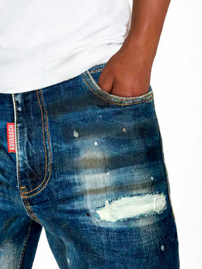 jeans / Dark Blue Smile Slim Fit Jeans