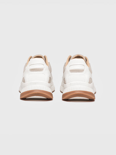 sneakers / White Tangled Sneakers