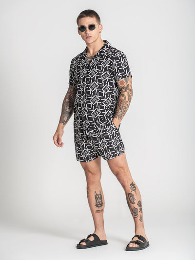 shirts / Black Gatsby Gold Shirt