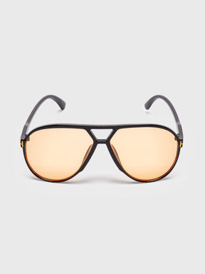 sunglasses / Orange Aviator Sunglasses